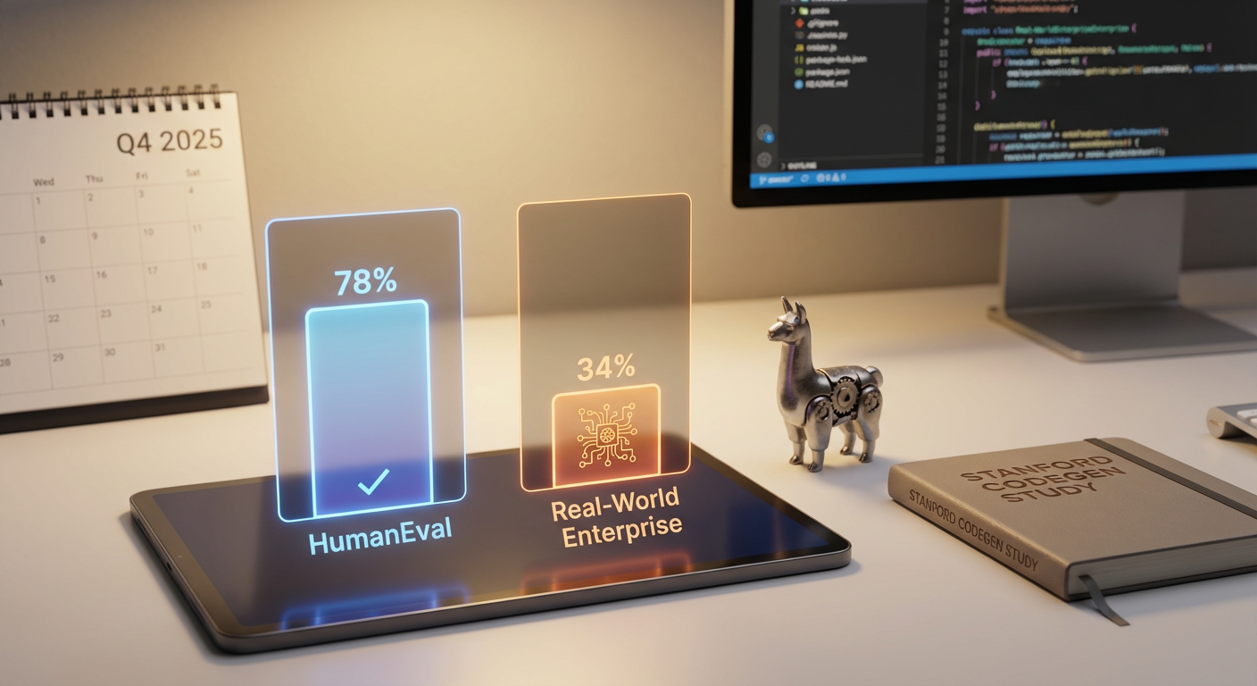Illustration for Why Meta's Code Llama 3 Still Can't Replace Your Senior Developer: A Reality Check on AI Pair Programming
